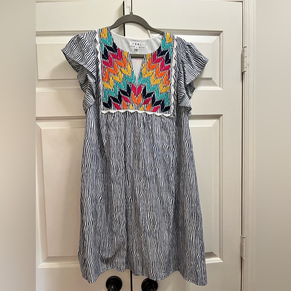 THML embroidered dress